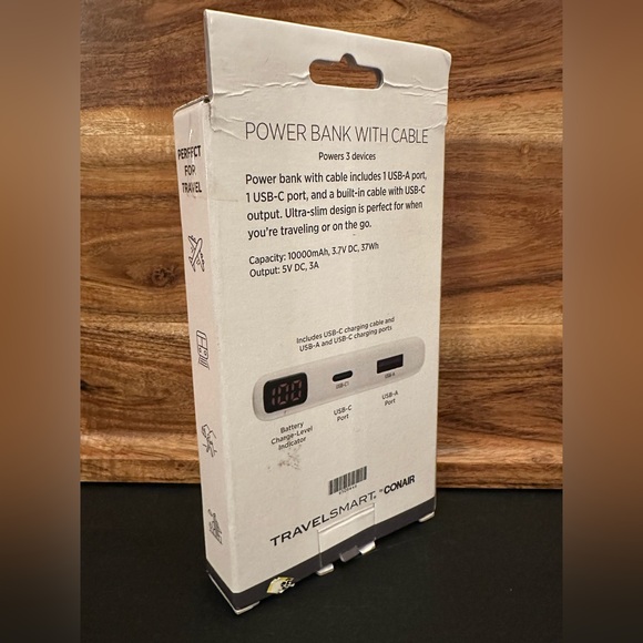 Conair Power Bank 10,000mAh - Picture 3 of 3